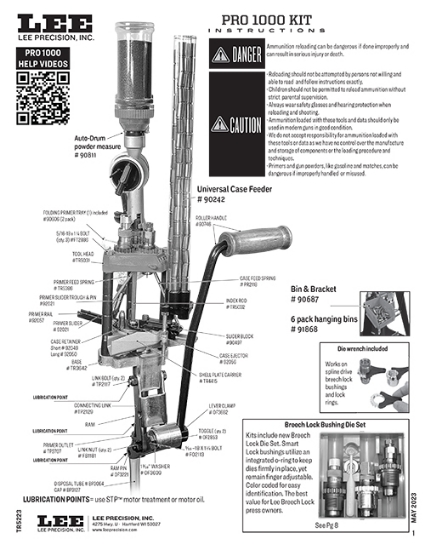 Picture of Pro 1000 Instructions